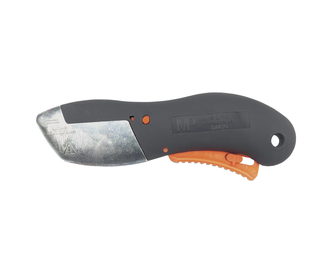 Cutter GARLIN Mure & Peyrot – Lame rétractable – Renfort métal – Blocage repos