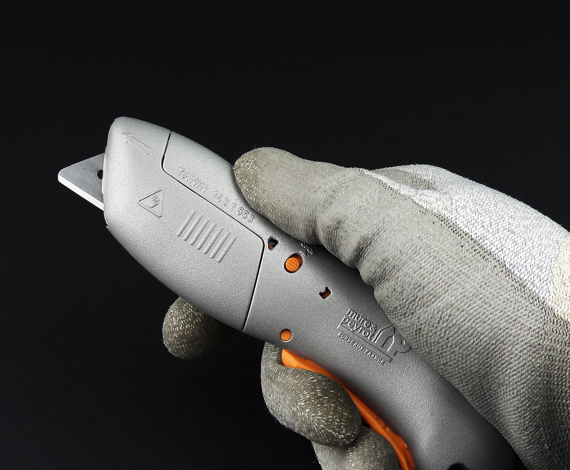 Cutter TANIN 2 Mure & Peyrot – Lame rétractable – 82 g – Blocage repos - 2