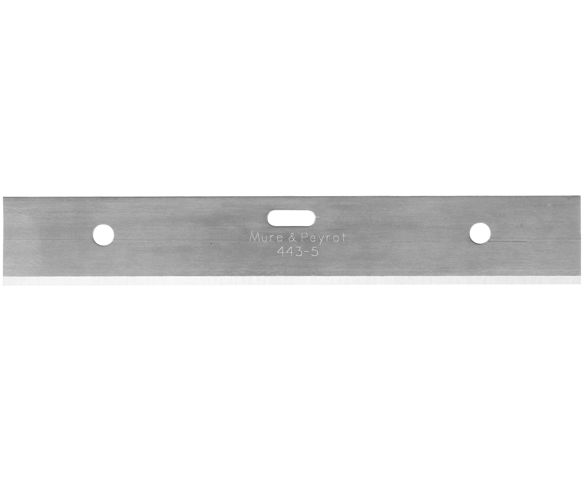 Lame type rasoir industrielle 43 mm 0,3 mm (x100) — de la marque Mure & Peyrot – Acier inox alimentaire