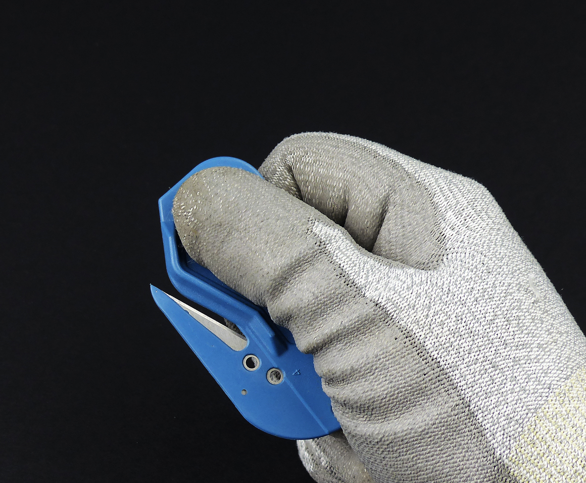 Ouvre-lettres & coupe-film jetable CAROS — de la marque Mure & Peyrot – Alimentaire détectable – Protecteur intégré - 3