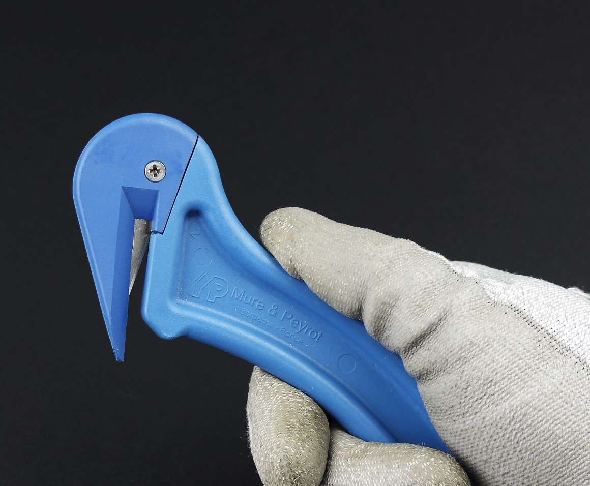 Couteau de sécurité à bec CRI-CRI 2 — de la marque Mure & Peyrot – Alimentaire détectable – Lame inox protégée - 2
