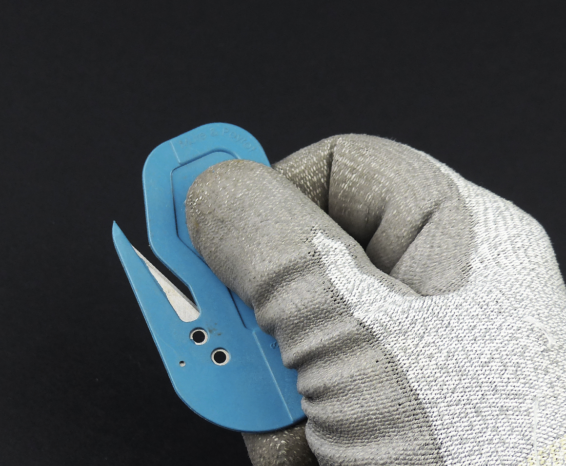 Cutter jetable alimentaire détectable CARSAC — de la marque Mure & Peyrot – Lame protégée - 3