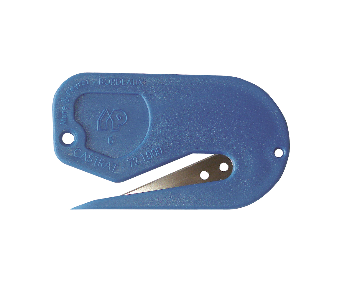 Cutter jetable CASTRAT — de la marque Mure & Peyrot – Alimentaire détectable – Bout pointu