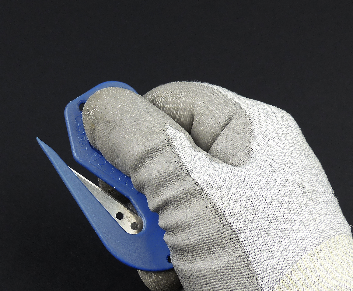 Cutter jetable CASTRAT — de la marque Mure & Peyrot – Alimentaire détectable – Bout pointu - 2