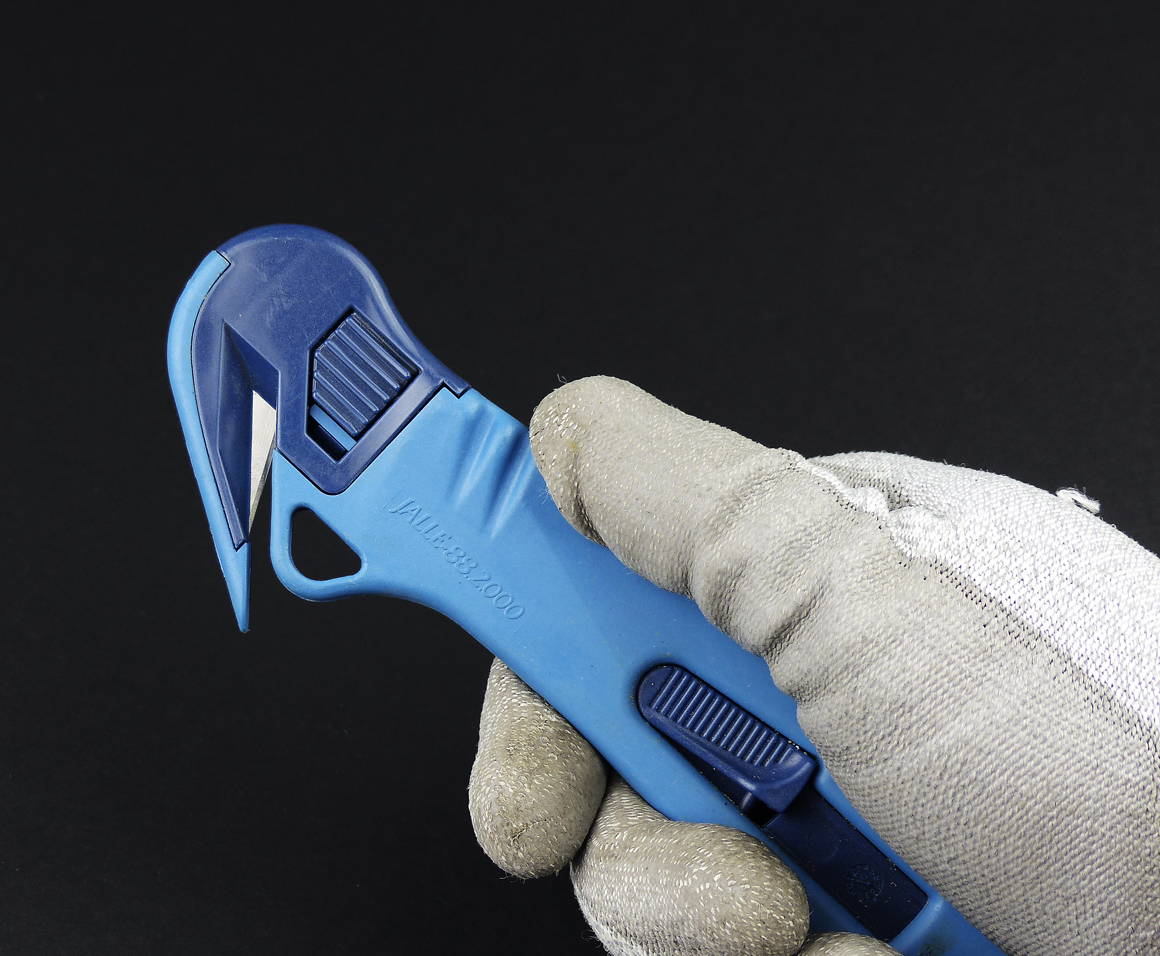 Couteau de sécurité multi-usage 3 en 1 JALLE — de la marque Mure & Peyrot – Alimentaire détectable – 2 lames inox - 2