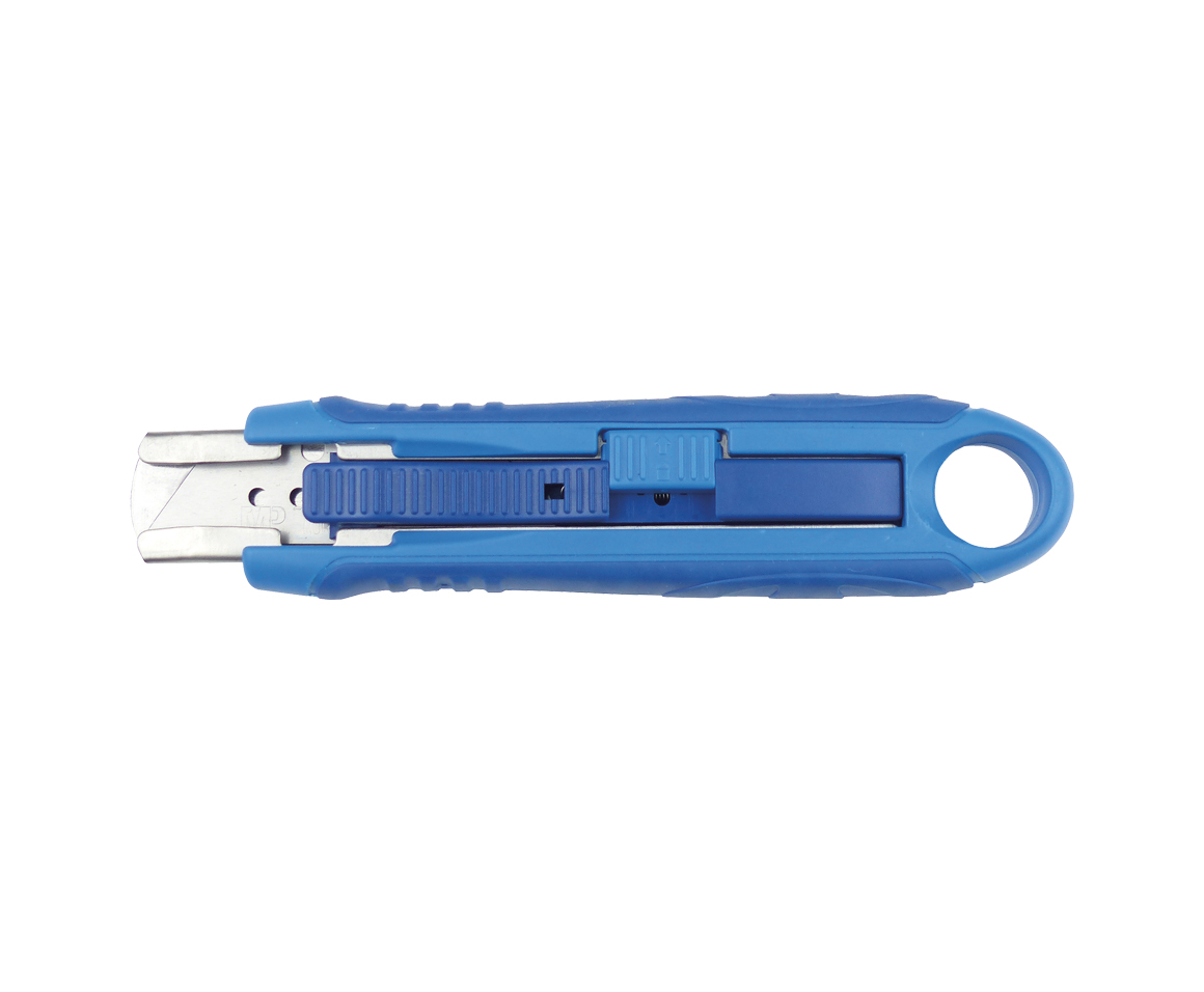 Couteau de sécurité à curseur semi-automatique GEMEL 2 — de la marque Mure & Peyrot – Intérieur métal – Lame 22 mm