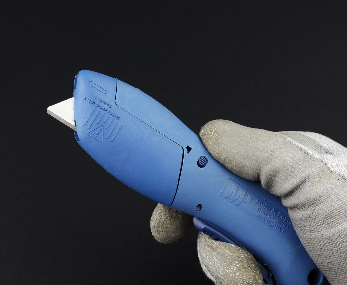 Couteau de sécurité à gâchette automatique MASCARET 2 ALD — de la marque Mure & Peyrot – Lame rétractable 18 mm - 3