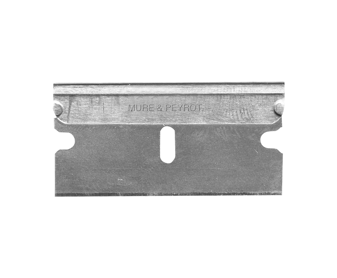 Lame à talon acier avec papier (144.3) – pack 100 – Mure & Peyrot
