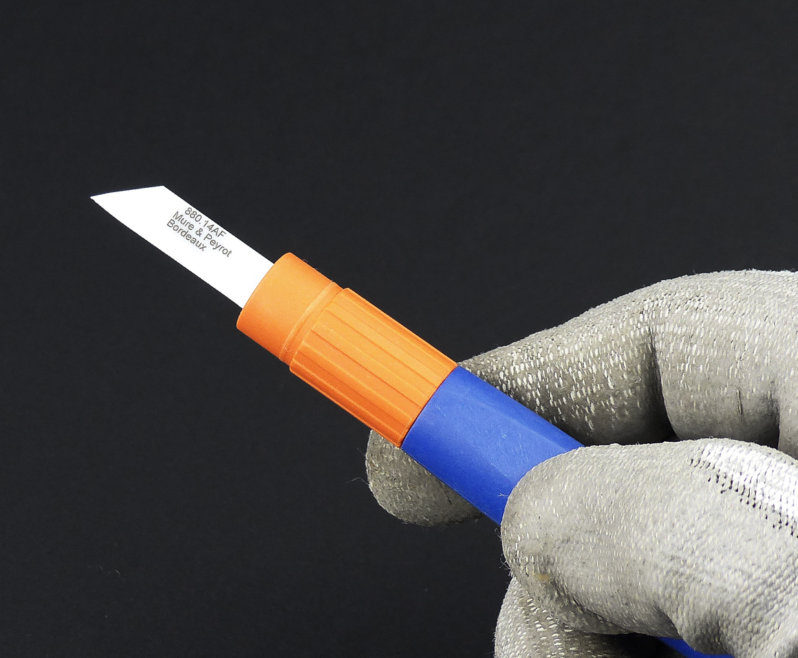 Couteau d’ébavurage céramique stylo non affûtée CERADRONNE – Mure & Peyrot - 2
